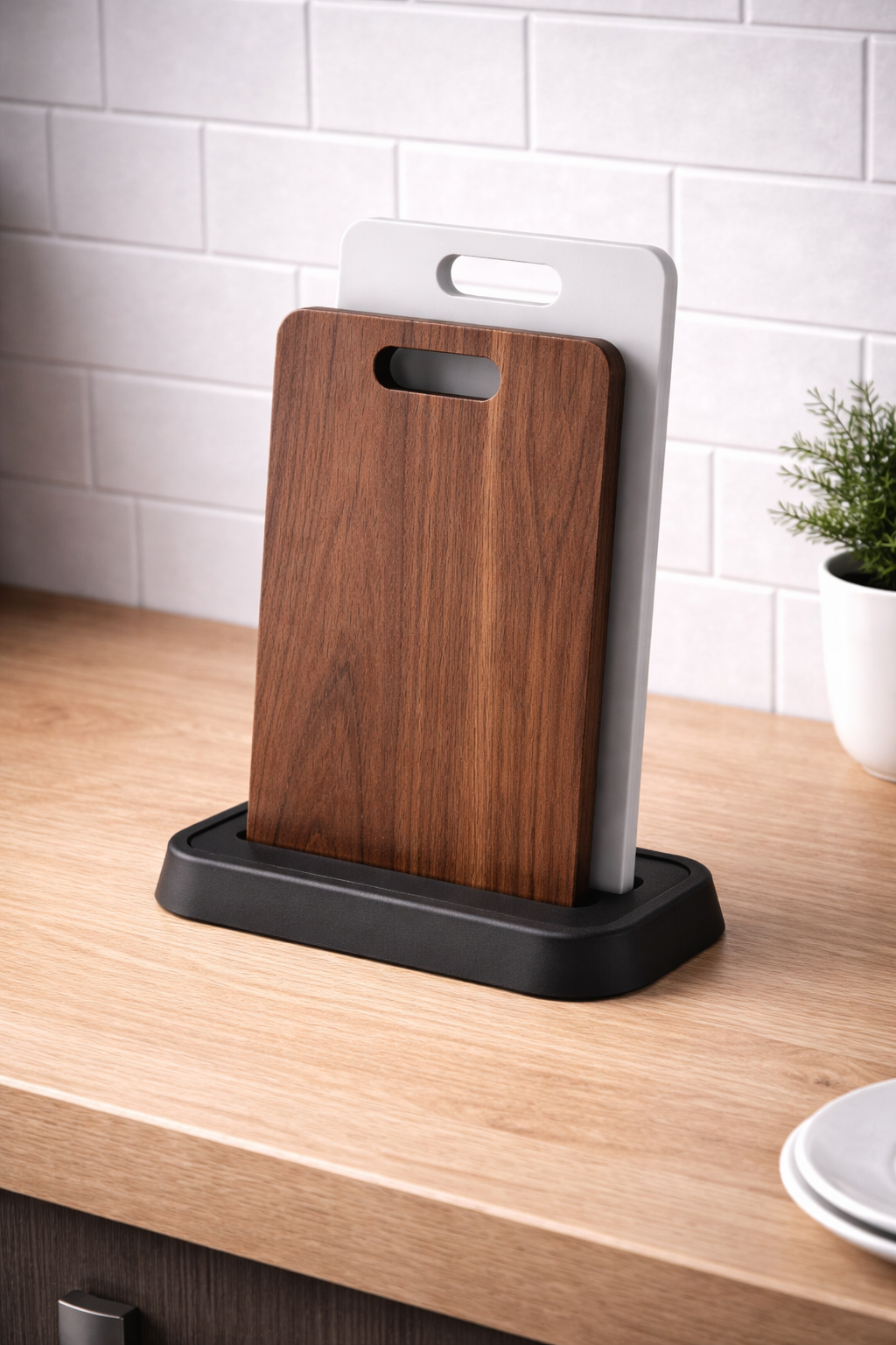MonoForm cutting board holder